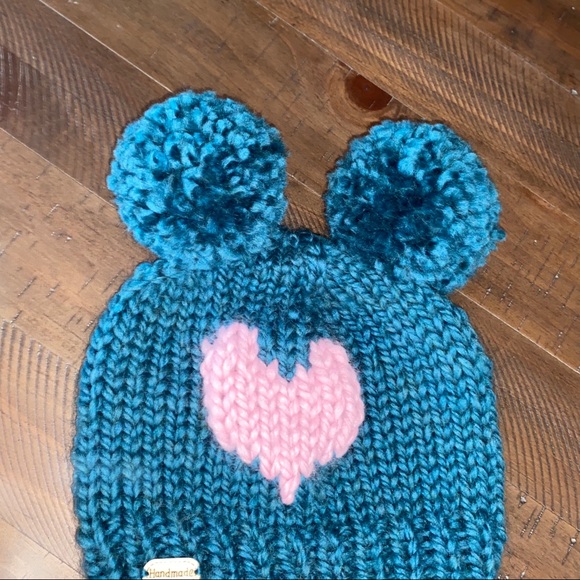 Winter hat knit by hands - Picture 5 of 5